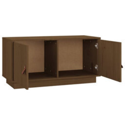 Berkfield Tv Cabinet Honey Brown 80X34X40 Cm Solid Wood Pine - thumbnail 7