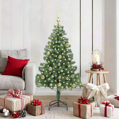 Vidaxl Christmas Tree With 150 Leds With Stand Green 150 Cm Pvc - image 1