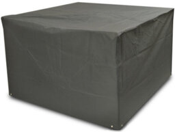 Woodside Heavy Duty Waterproof Garden Rattan Cube Set Cover Grey 120X120X74Cm