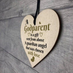 Red Ocean Handmade Godparent Asking Gift For Christening Special Keepsake Thank You Friendship Sign - thumbnail 7