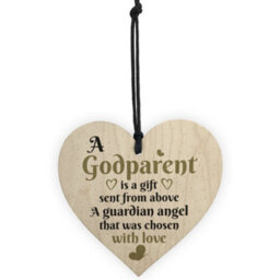 Red Ocean Handmade Godparent Asking Gift For Christening Special Keepsake Thank You Friendship Sign - thumbnail 5