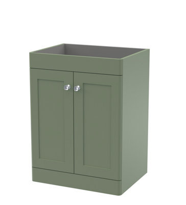 Hudson Reed Classique Components Floor Standing 2-Door Vanity Unit, Stylish Single Vanity Unit With Soft Close Doors - image 1