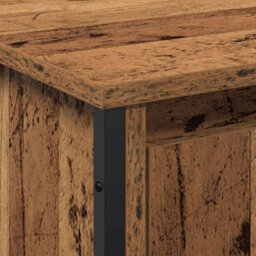 Berkfield Bathroom Sink Cabinet Old Wood 91X35X60 Cm Engineered Wood - thumbnail 9