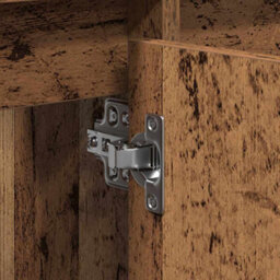 Berkfield Bathroom Sink Cabinet Old Wood 91X35X60 Cm Engineered Wood - thumbnail 8