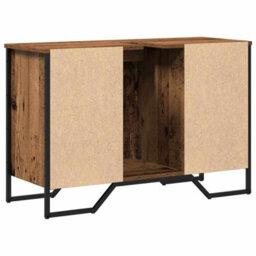 Berkfield Bathroom Sink Cabinet Old Wood 91X35X60 Cm Engineered Wood - thumbnail 7