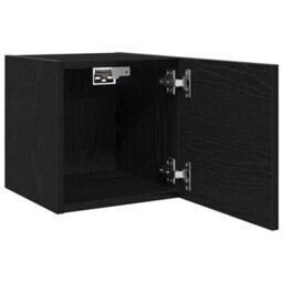 Berkfield Wall Mounted Tv Cabinets 2 Pcs Black Oak 30.5X30X30 Cm - thumbnail 2