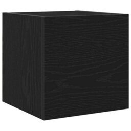 Berkfield Wall Mounted Tv Cabinets 2 Pcs Black Oak 30.5X30X30 Cm - thumbnail 5