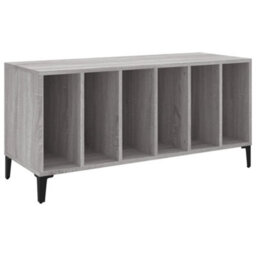 Vidaxl Record Cabinet Grey Sonoma 100X38X48 Cm Engineered Wood - thumbnail 1