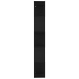 Berkfield Book Cabinet/room Divider Black 45X24X159 Cm Engineered Wood - thumbnail 6