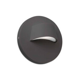 Luminosa Lighting Luminosa Brow Led Outdoor Wall Light Dark Grey Ip44 - thumbnail 1
