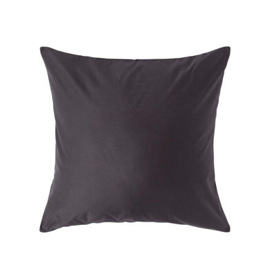 Homescapes Dark Charcoal Grey Continental Egyptian Cotton Pillowcase 1000 Tc, 60 X 60 Cm - image 1