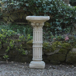 Spa Classic Corinthian Birdbath With Square Top - thumbnail 4