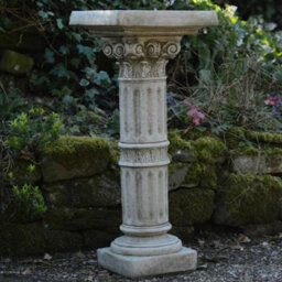 Spa Classic Corinthian Birdbath With Square Top