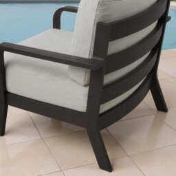 Xample Mode Living Calgary 4 Piece Patio Seating Set Aluminium Garden Sofa Chairs Sunbrella Cushions Stone Table Cover Beige - thumbnail 6