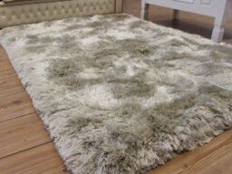 White Easy To Clean Plain Handmade , Luxurious , Modern , Plain , Shaggy , Sparkle Rug For Living Room, Bedroom - 200Cm X 300Cm - thumbnail 5
