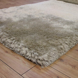 White Easy To Clean Plain Handmade , Luxurious , Modern , Plain , Shaggy , Sparkle Rug For Living Room, Bedroom - 200Cm X 300Cm - thumbnail 2
