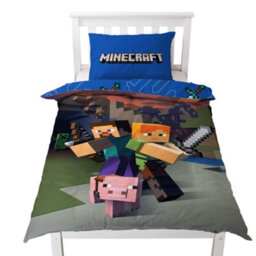 Minecraft Good Guys Reversible Duvet Set Multicoloured (Double) - thumbnail 5