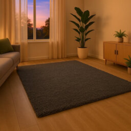 Uetian Extra Thick Heavy 5Cm Pile Soft Shaggy Rugs Modern Area Rugs Bedroom Hall Rugs Dark Grey 160 X 230 - thumbnail 7