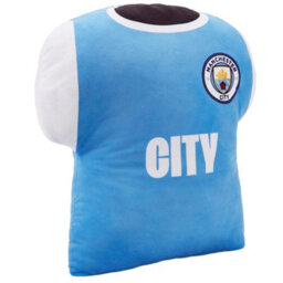 Manchester City Fc Shirt Filled Cushion Blue/white (One Size) - thumbnail 3