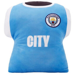 Manchester City Fc Shirt Filled Cushion Blue/white (One Size) - thumbnail 1