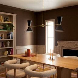 Luminosa Lighting Elstead Kichler Phix Bar Pendant Ceiling Light Contemporary Champagne Bronze, Black 4X E27 - thumbnail 2