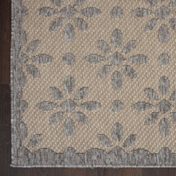 Cream Outdoor Rug, Optical/ (3D) Abstract Stain-Resistant Rug For Patio Decks, Modern Area Rug-160Cm X 221Cm - thumbnail 7