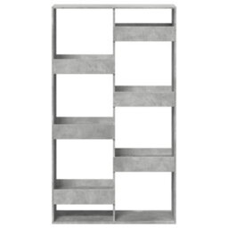 Berkfield Bookcase Concrete Grey 100X33X175 Cm Engineered Wood - thumbnail 4
