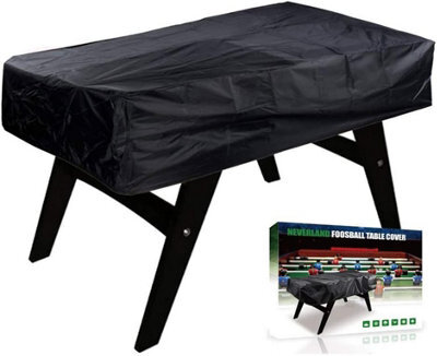 Waterproof Football Table Cover (Black), Folding Cover, Dustproof Rectangular Furniture Protective - image 1