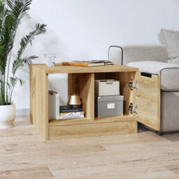 Berkfield Coffee Table Sonoma Oak 50X50X36 Cm Engineered Wood - thumbnail 3