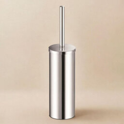 Cosmic Toilet Brush, Free-Standing, Glossy Stainless Steel, Logic Collection - thumbnail 4