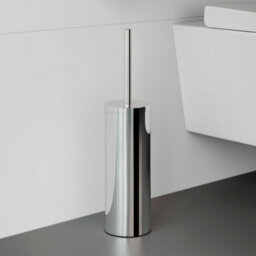 Cosmic Toilet Brush, Free-Standing, Glossy Stainless Steel, Logic Collection - thumbnail 2