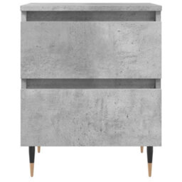 Berkfield Elegant Bedside Cabinets 2 Pcs Concrete Grey 40X35X50 Cm Engineered Wood - thumbnail 5