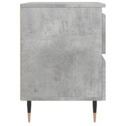 Berkfield Elegant Bedside Cabinets 2 Pcs Concrete Grey 40X35X50 Cm Engineered Wood - thumbnail 7