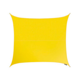 Kookaburra 5.4M Square Waterproof Yellow Garden Patio Sun Shade Sail Canopy 98% Uv Block With Free Rope
