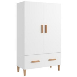 Berkfield Highboard White 70X31X115 Cm Engineered Wood - thumbnail 2