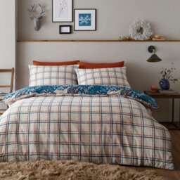 Portfolio Home Winter Stags Blue Duvet Cover Set - thumbnail 2