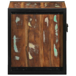 Berkfield Bedside Cabinets 2 Pcs Multicolour 40X35X40 Cm Solid Wood Reclaimed - thumbnail 7