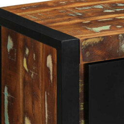 Berkfield Bedside Cabinets 2 Pcs Multicolour 40X35X40 Cm Solid Wood Reclaimed - thumbnail 9