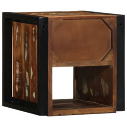 Berkfield Bedside Cabinets 2 Pcs Multicolour 40X35X40 Cm Solid Wood Reclaimed - thumbnail 8