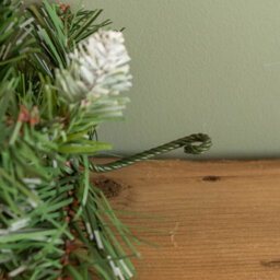 Samuel Alexander 90Cm Snow King Fir Christmas Swag Garland With Pine Cones & Snow Tips - thumbnail 5