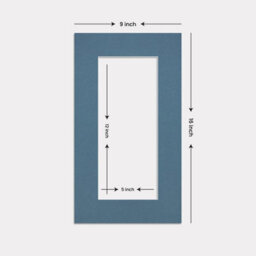 Ak Frames 16X9 Pompadour Picture Mounts To Fit 12X5 Aperture Size - Mount Board Only (No Frame Included) - thumbnail 3