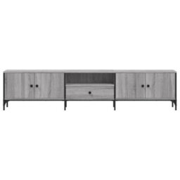 Berkfield Tv Cabinet With Drawer Grey Sonoma 200X25X44 Cm Engineered Wood - thumbnail 6