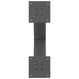Berkfield Dining Table Legs X-Shaped 2 Pcs Anthracite 60X(72-73) Cm Steel - thumbnail 7