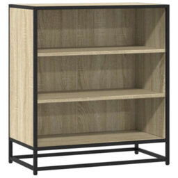 Berkfield Sideboard Sonoma Oak 68X35X76 Cm Engineered Wood And Metal - thumbnail 2
