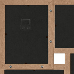 Berkfield Collage Photo Frame For 24X(10X15 Cm) Picture Light Brown Mdf - thumbnail 5