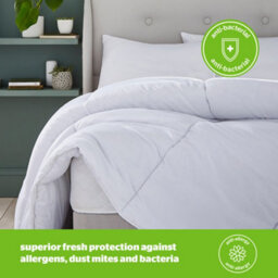 Silentnight Anti Allergy 4.5 Tog Duvet, White, Double - thumbnail 2