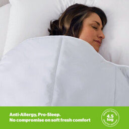 Silentnight Anti Allergy 4.5 Tog Duvet, White, Double - thumbnail 5