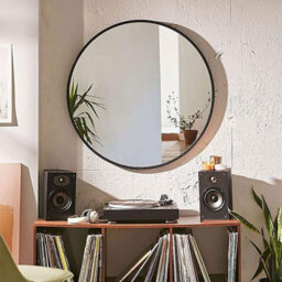 40Cm Modern Round Wall Mirror Mounts Easily In Bathroom Bedroom Or Dressing Area Designed For Makeup Grooming Or Decorative Wall A - thumbnail 2