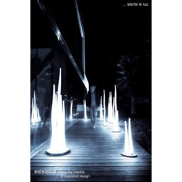 Luminosa Lighting Luminosa Estalacta Table Lamp 1 Light Indoor, Silver/opal White - thumbnail 4