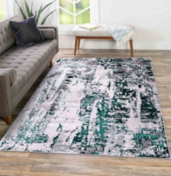 Styra Modern Grunge Abstract Area Rugs Aqua 160X230 Cm - thumbnail 1